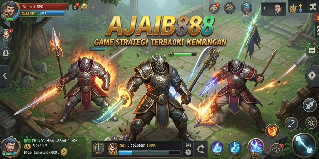 Screenshot AJAIB88 menampilkan pertempuran strategi yang mendebarkan.