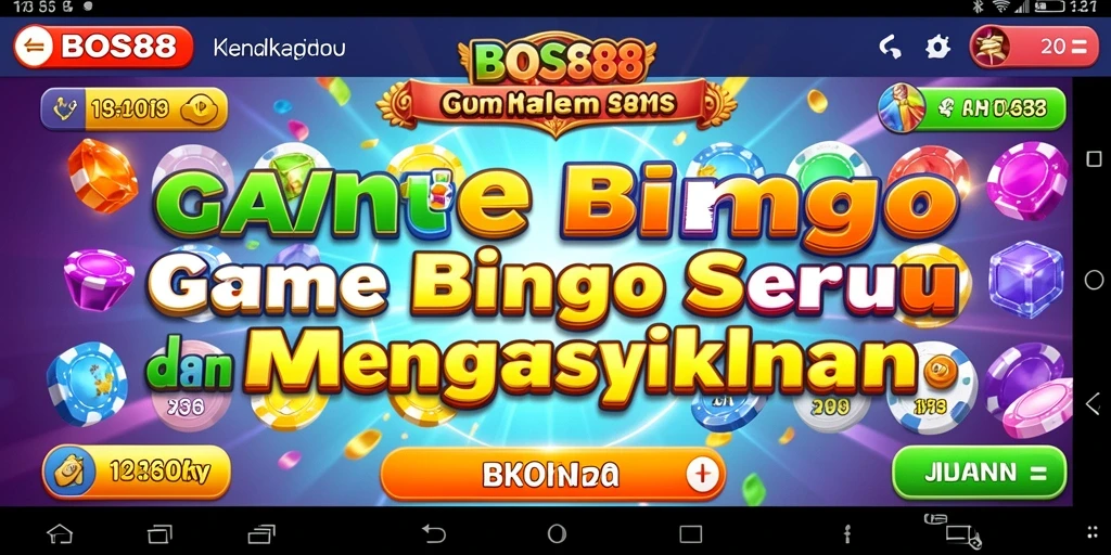 Tangkapan layar utama BOS88 menunjukkan gameplay Bingo yang mendebarkan.