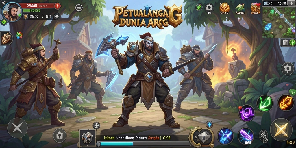 Tampilan gameplay G668 dengan aksi seru dalam dunia ARPG.
