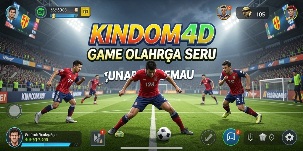 Tampilan gameplay menarik dari KINDOM4D yang menyajikan olahraga seru.