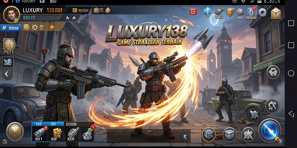 Tampilan gameplay LUXURY138 dengan aksi strategis yang mendebarkan.