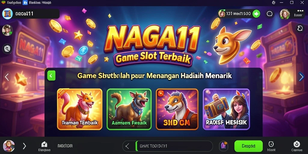 Tampilan gameplay NAGA11 dengan simbol Slot yang menawan.