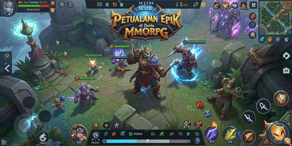 Tampilan gameplay SE328 yang memukau dalam petualangan MMORPG.