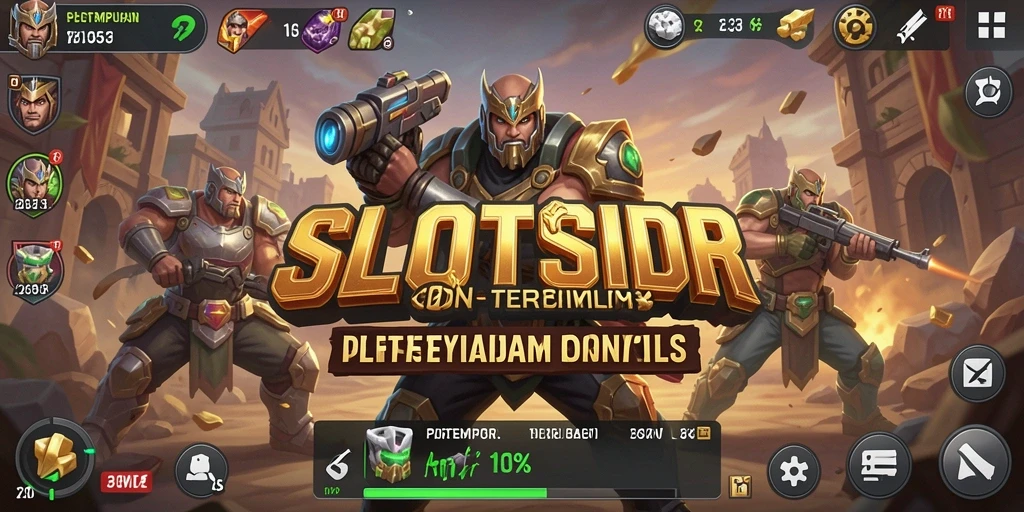 Screenshot SLOTSIDR menampilkan aksi pertarungan intens Battle Royale.